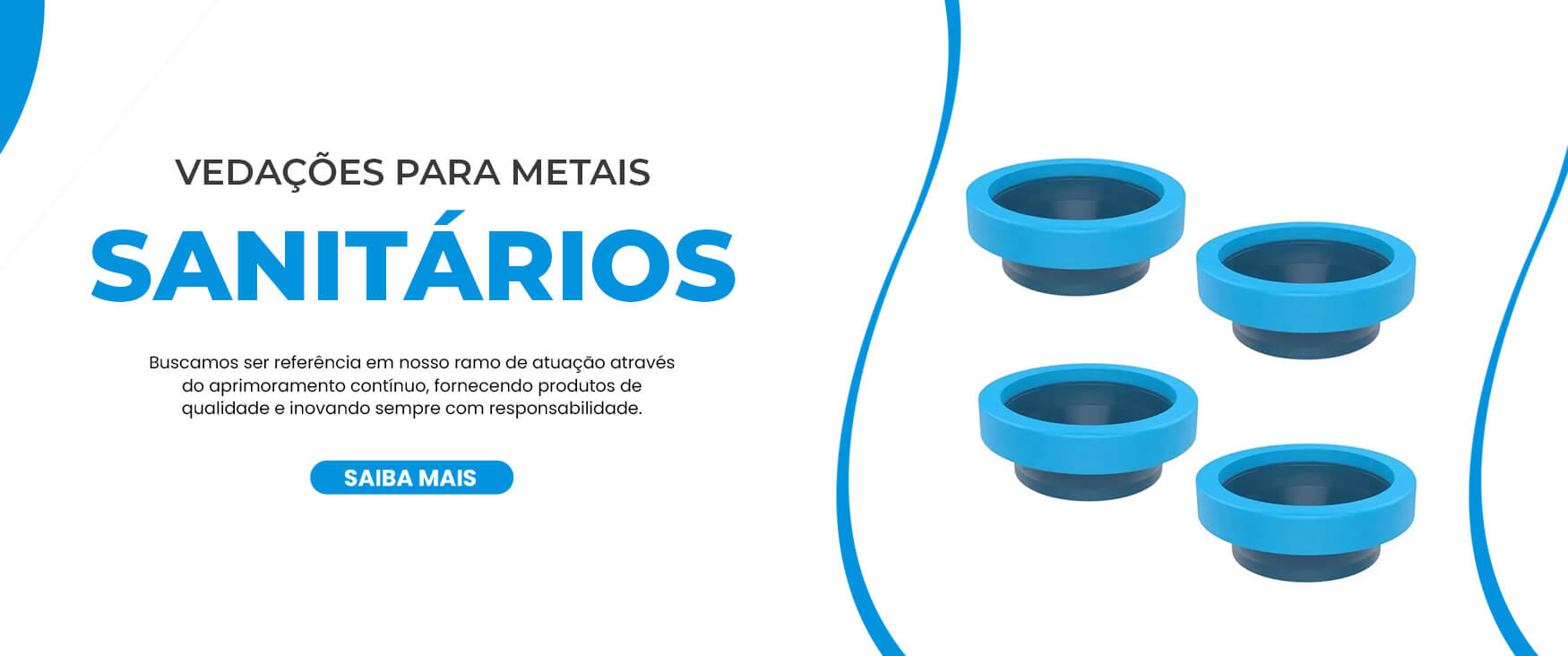 Vedações para metais sanitários
