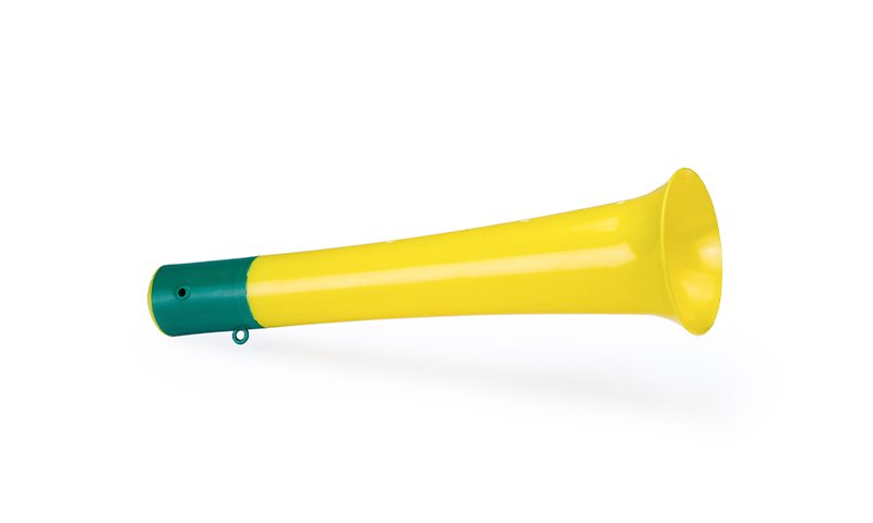 Corneta Média 32 cm Amarelo e Verde