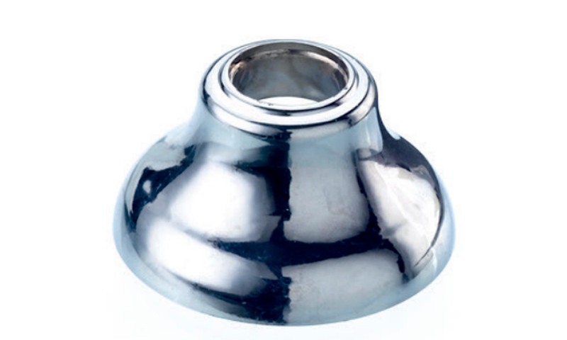 Canopla Cromada Tubo de Ligação